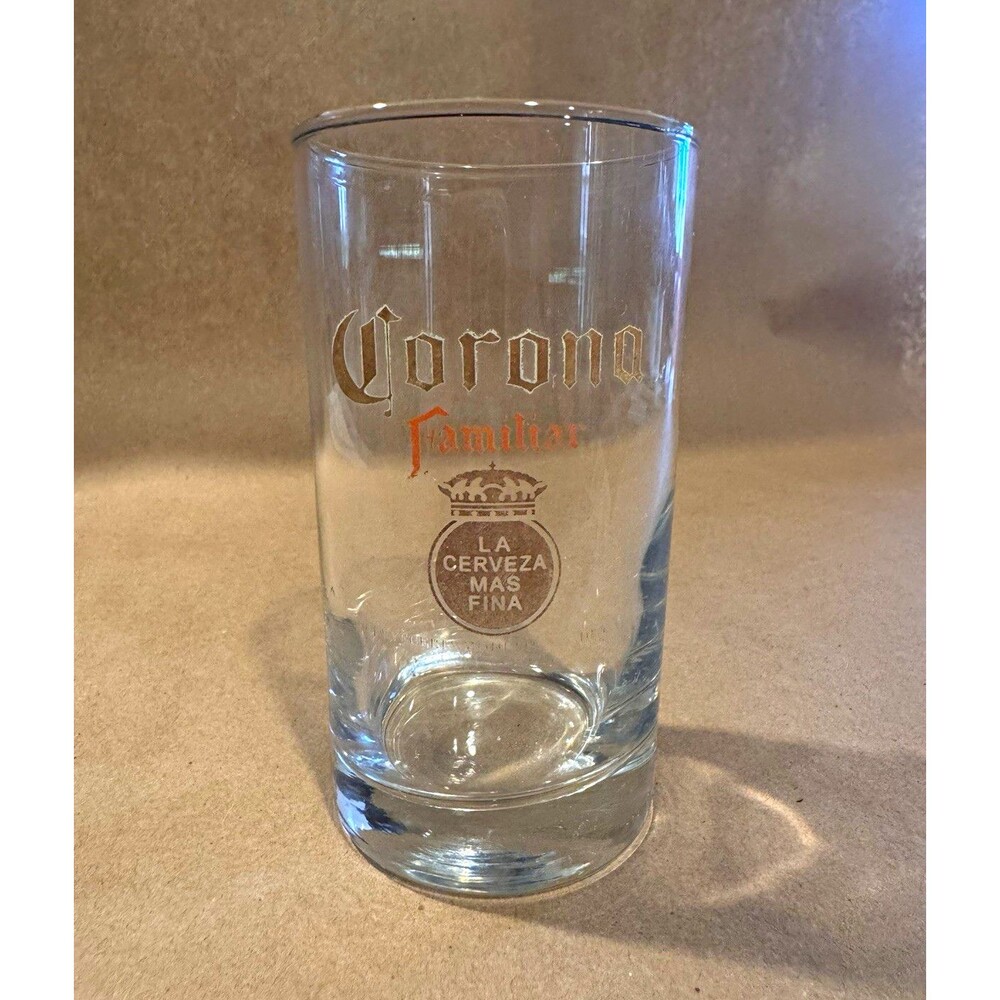 Corona Familiar Shot Glass Clear Testing Glass"La Cerveza Mas Fina"